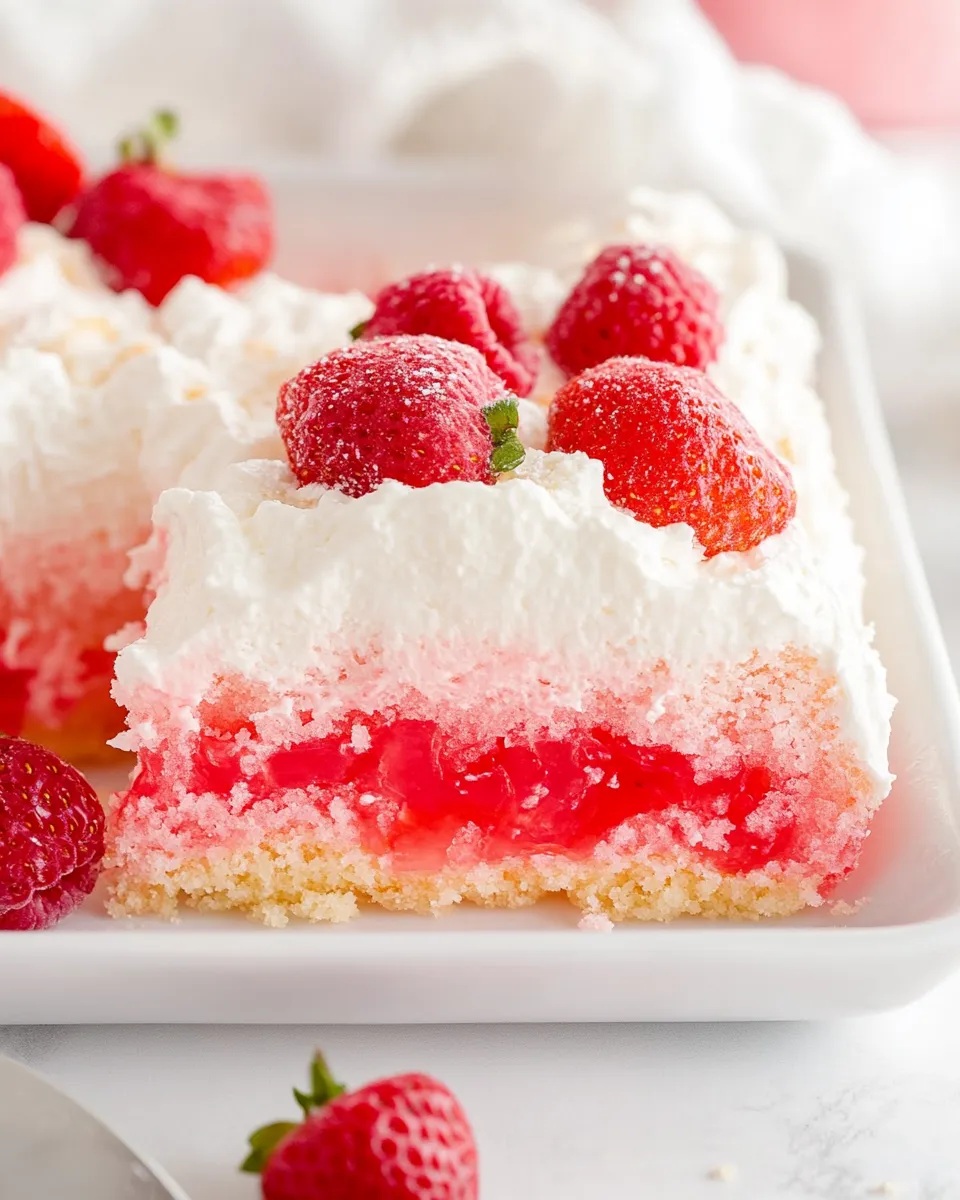 Homemade Jello Poke Cake photo