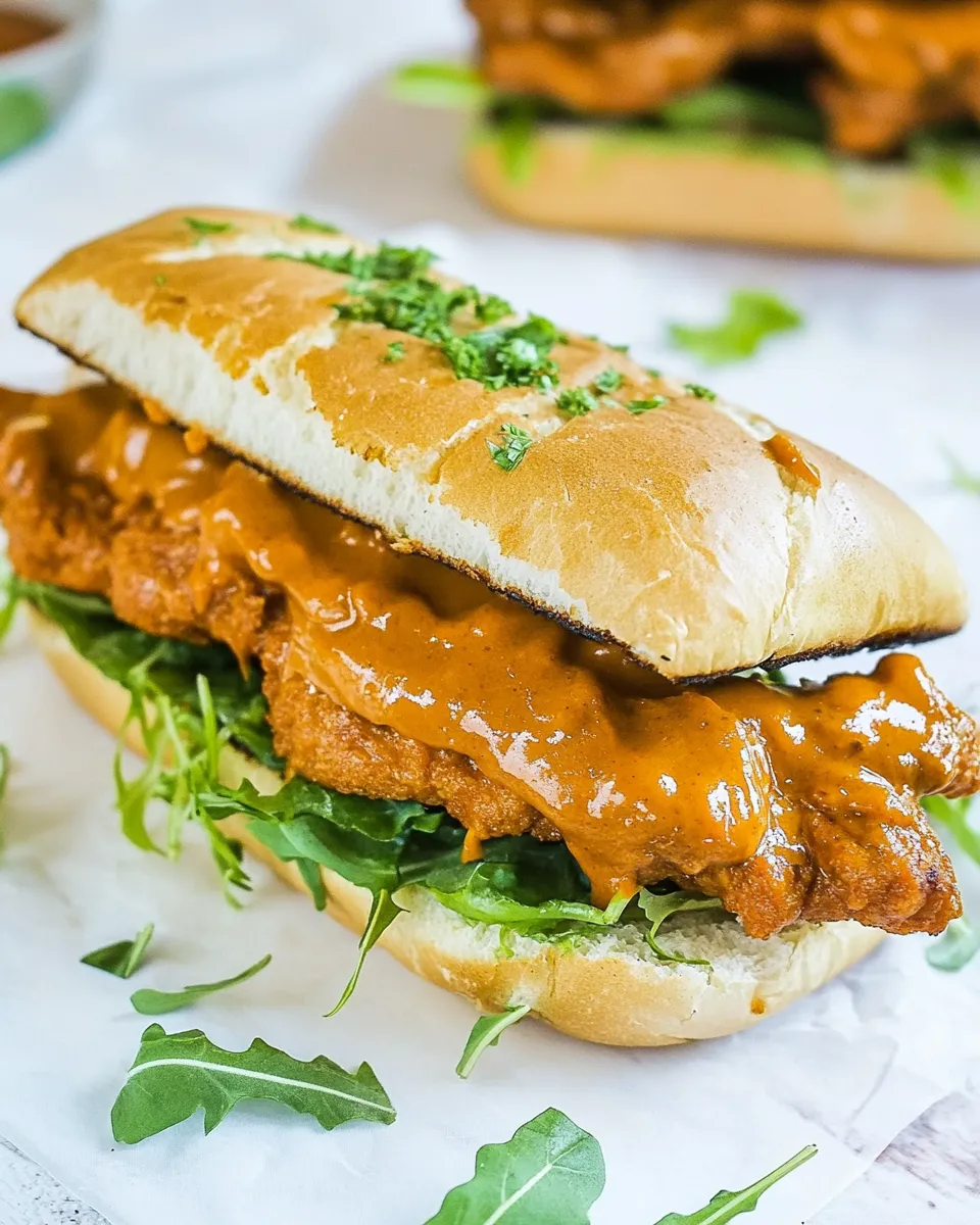 Homemade Juicy Vegan Chicken Sandwich photo