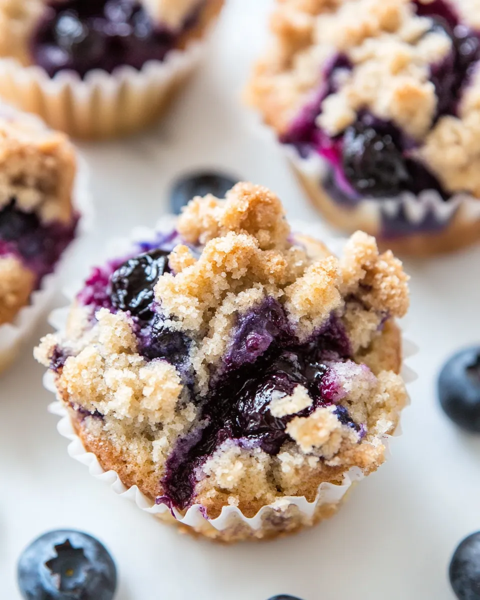 Classic Jumbo Blueberry Crumb Muffins image