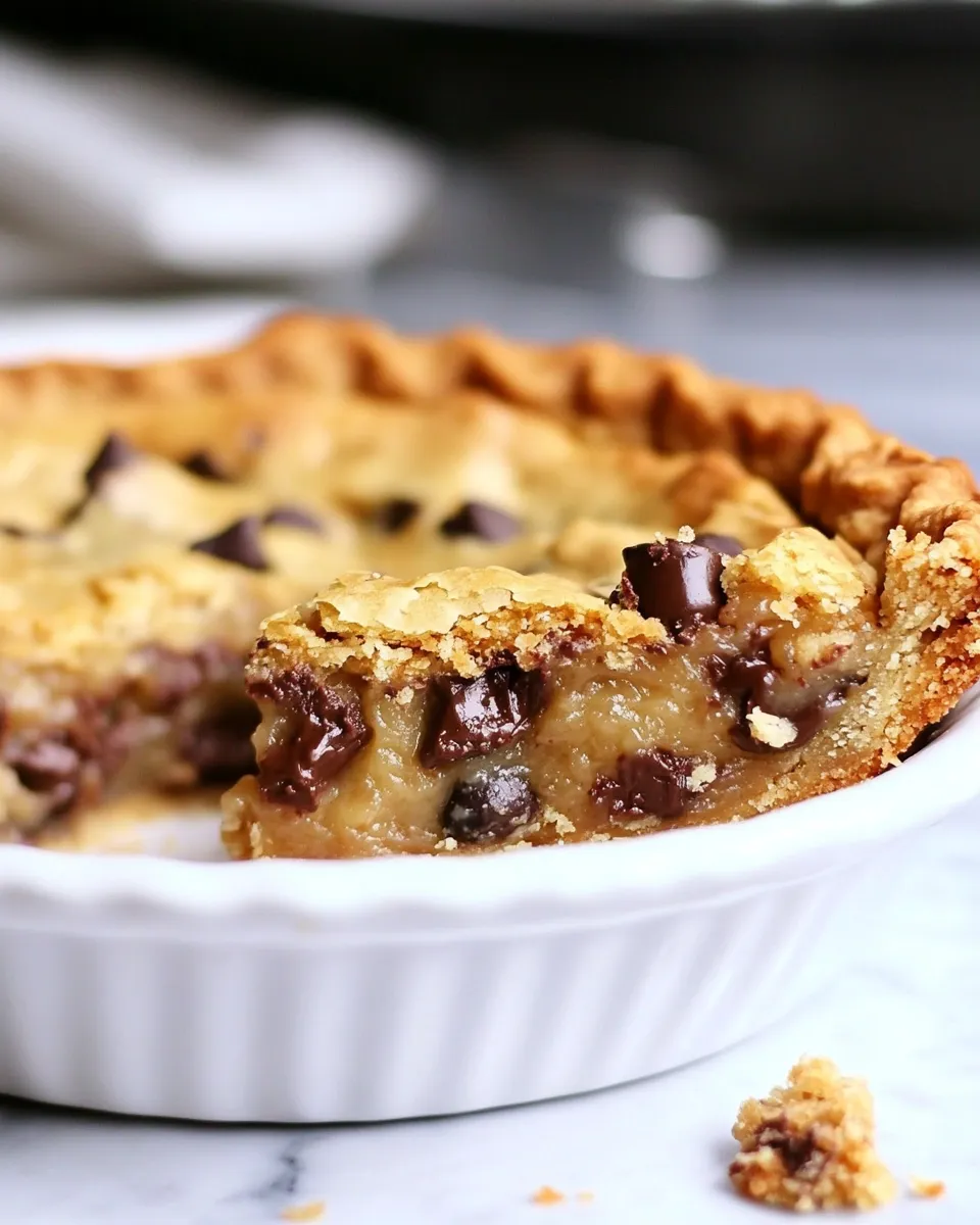 Easy KKs Chocolate Chip Cookie Pie Recipe picture