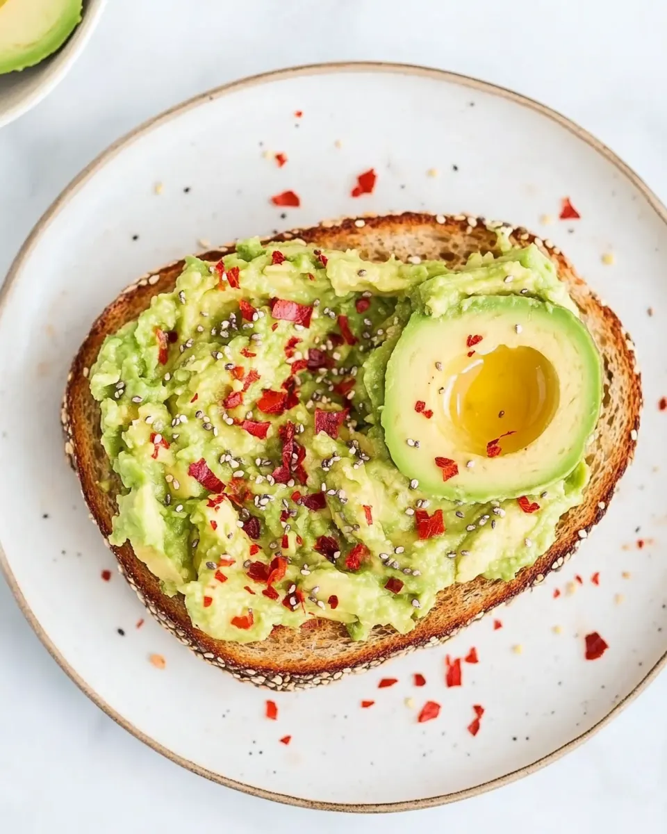 Tasty Keto Avocado Toast shot