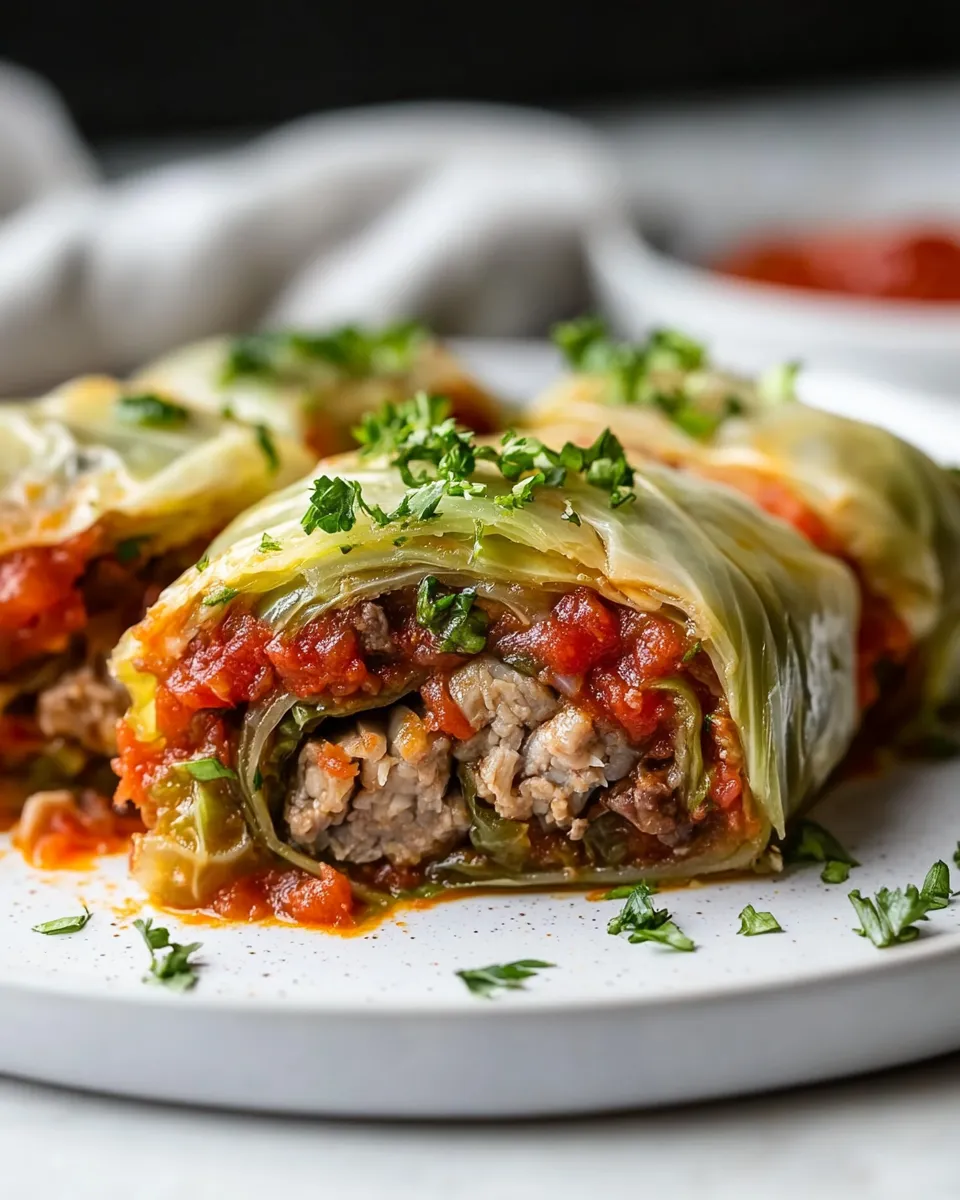 Easy Keto Cabbage Rolls recipe photo