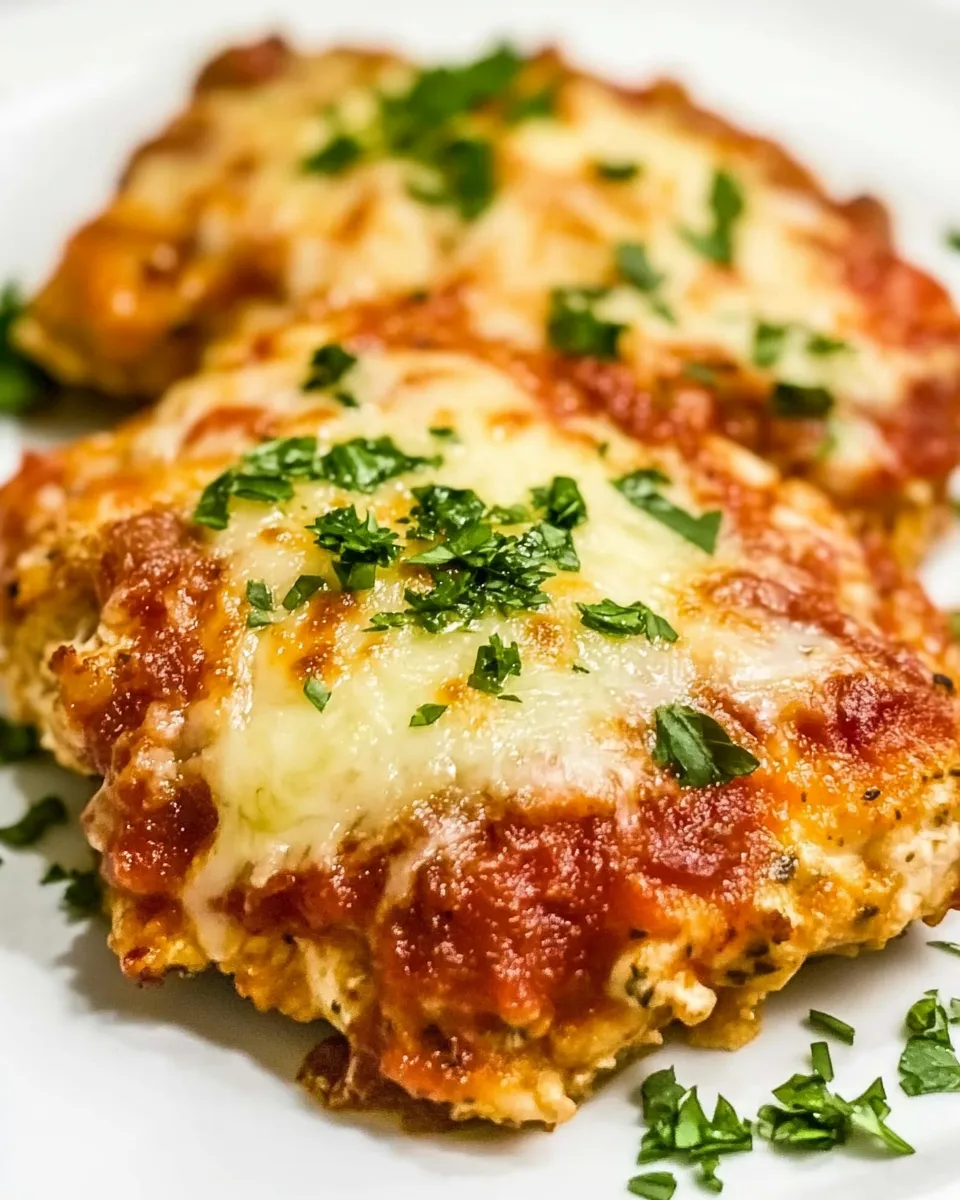 Delicious Keto Chicken Parmesan shot