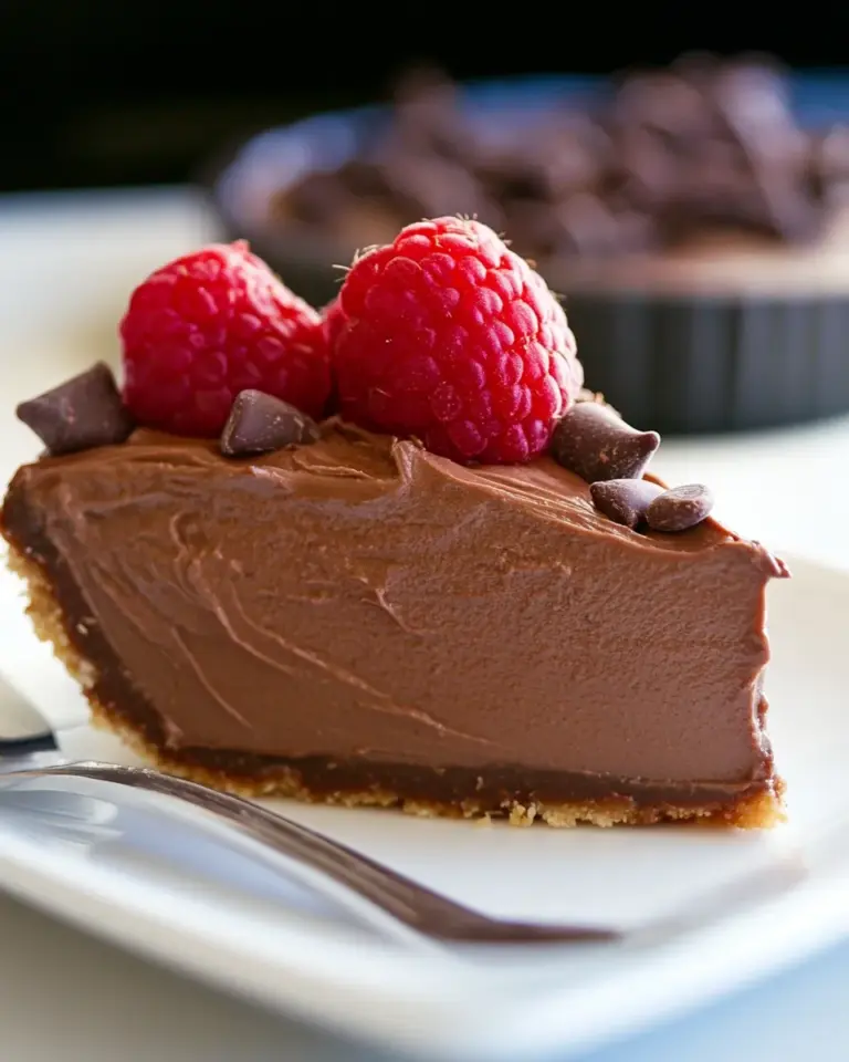 Homemade Keto Chocolate Pie photo