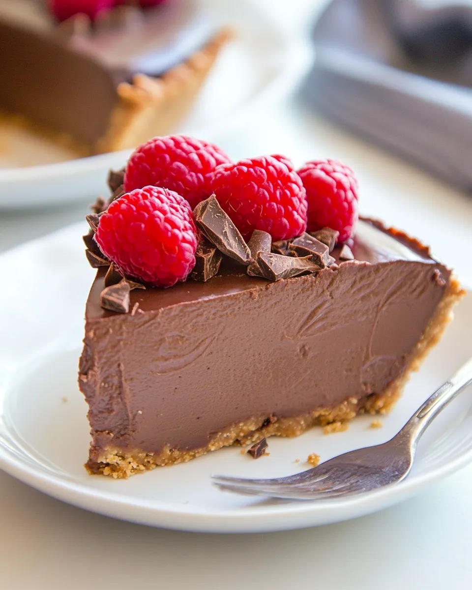 Classic Keto Chocolate Pie image