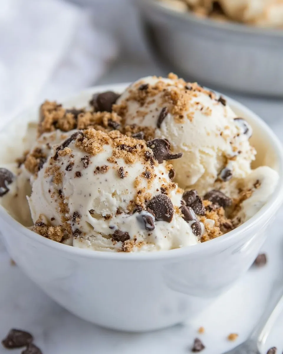 Delicious Keto Cookie Dough Ice Cream image