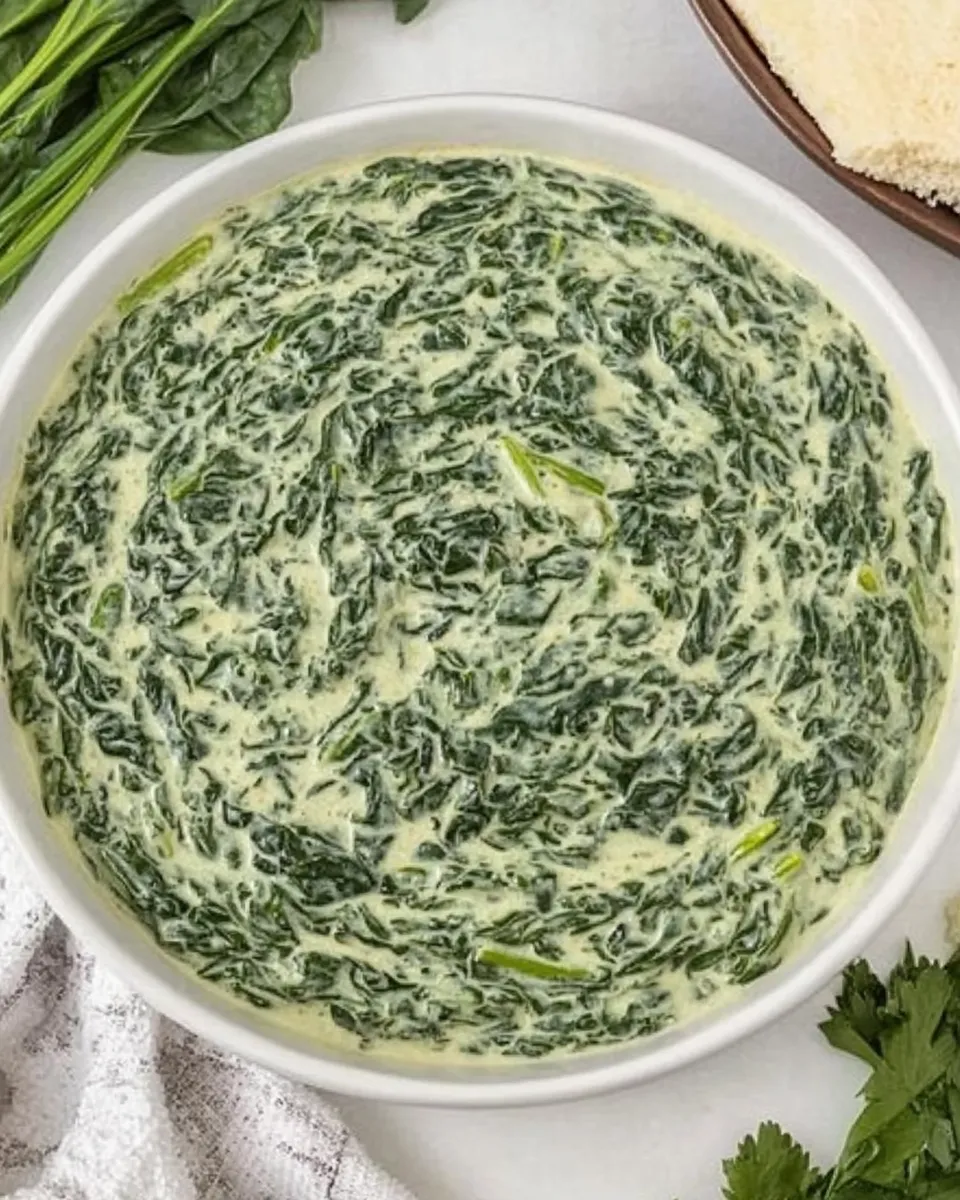 Easy Keto Creamed Spinach photo
