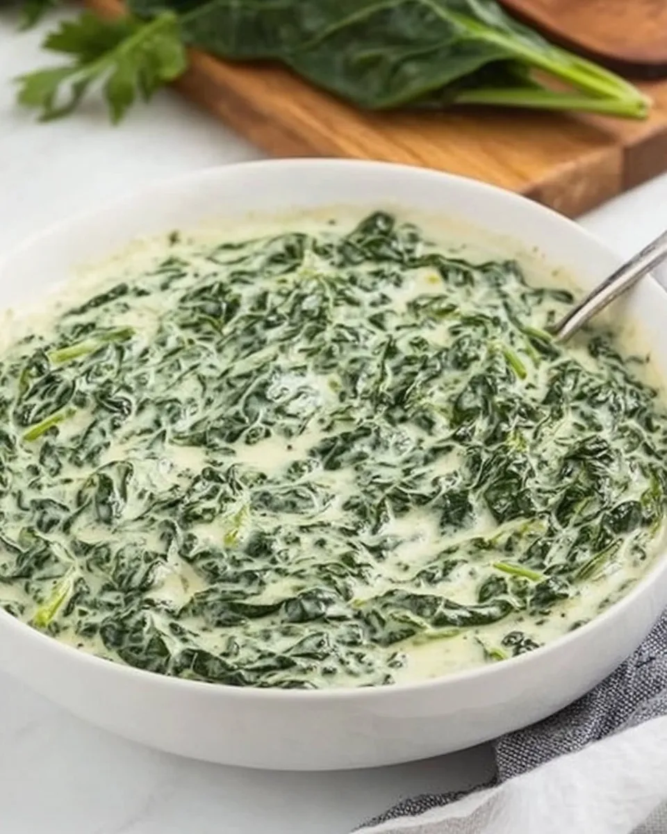 Delicious Keto Creamed Spinach image