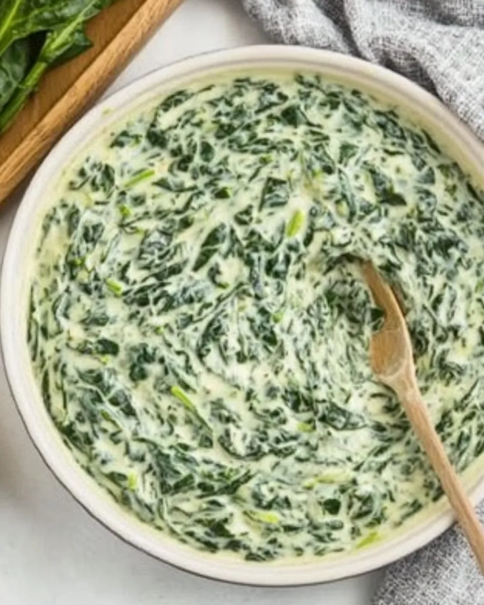 Healthy Keto Creamed Spinach recipe photo