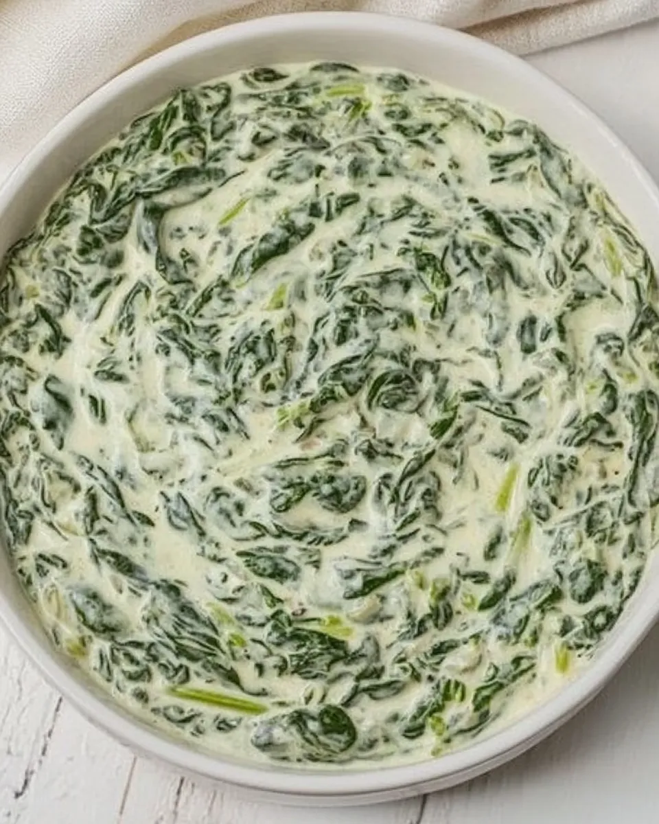 Classic Keto Creamed Spinach dish photo
