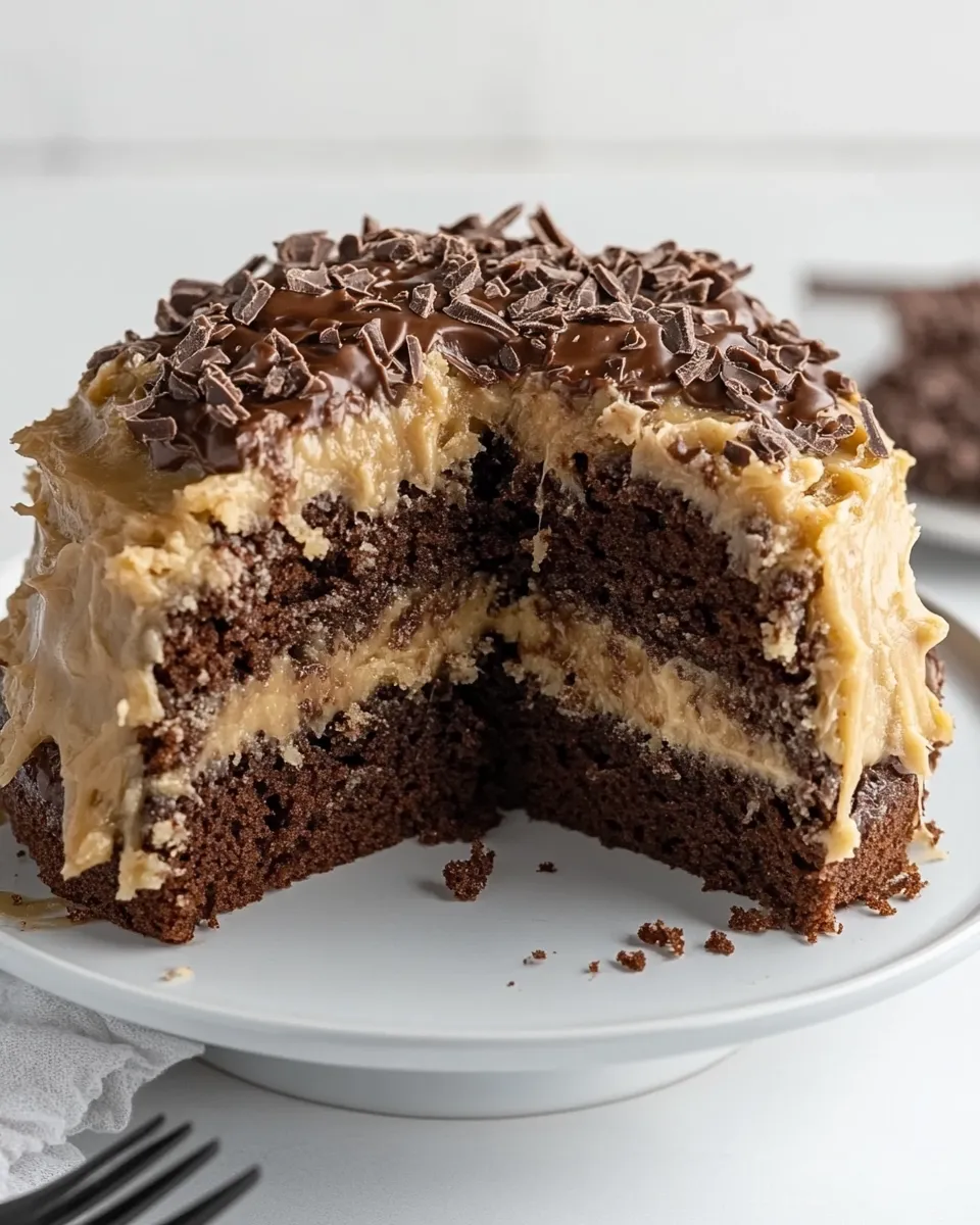 Homemade Keto German Chocolate Cake photo