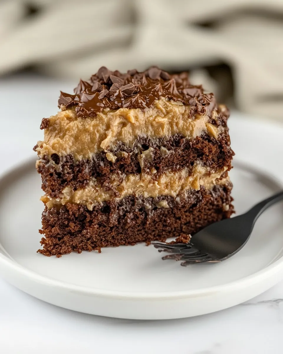 Delicious Keto German Chocolate Cake image