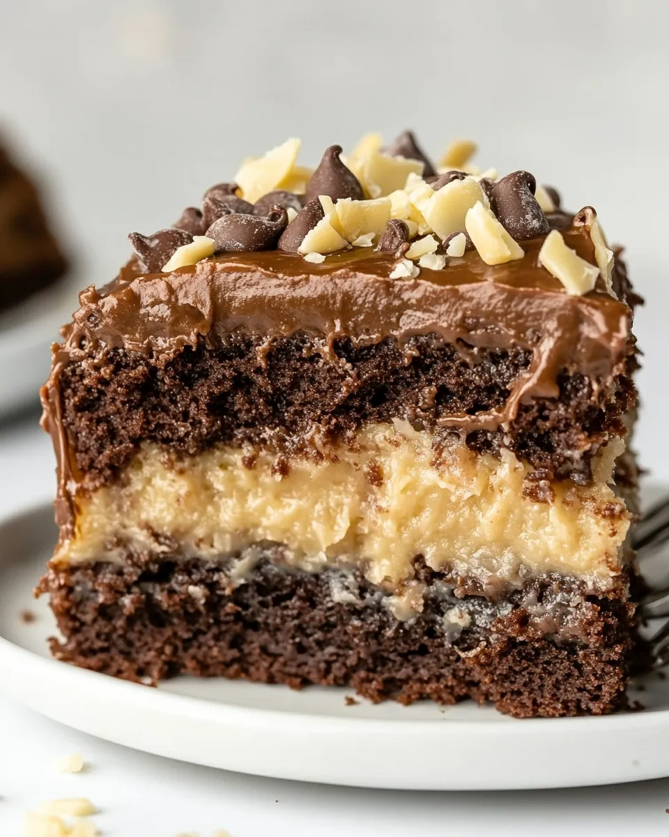 Easy Keto German Chocolate Cake shot
