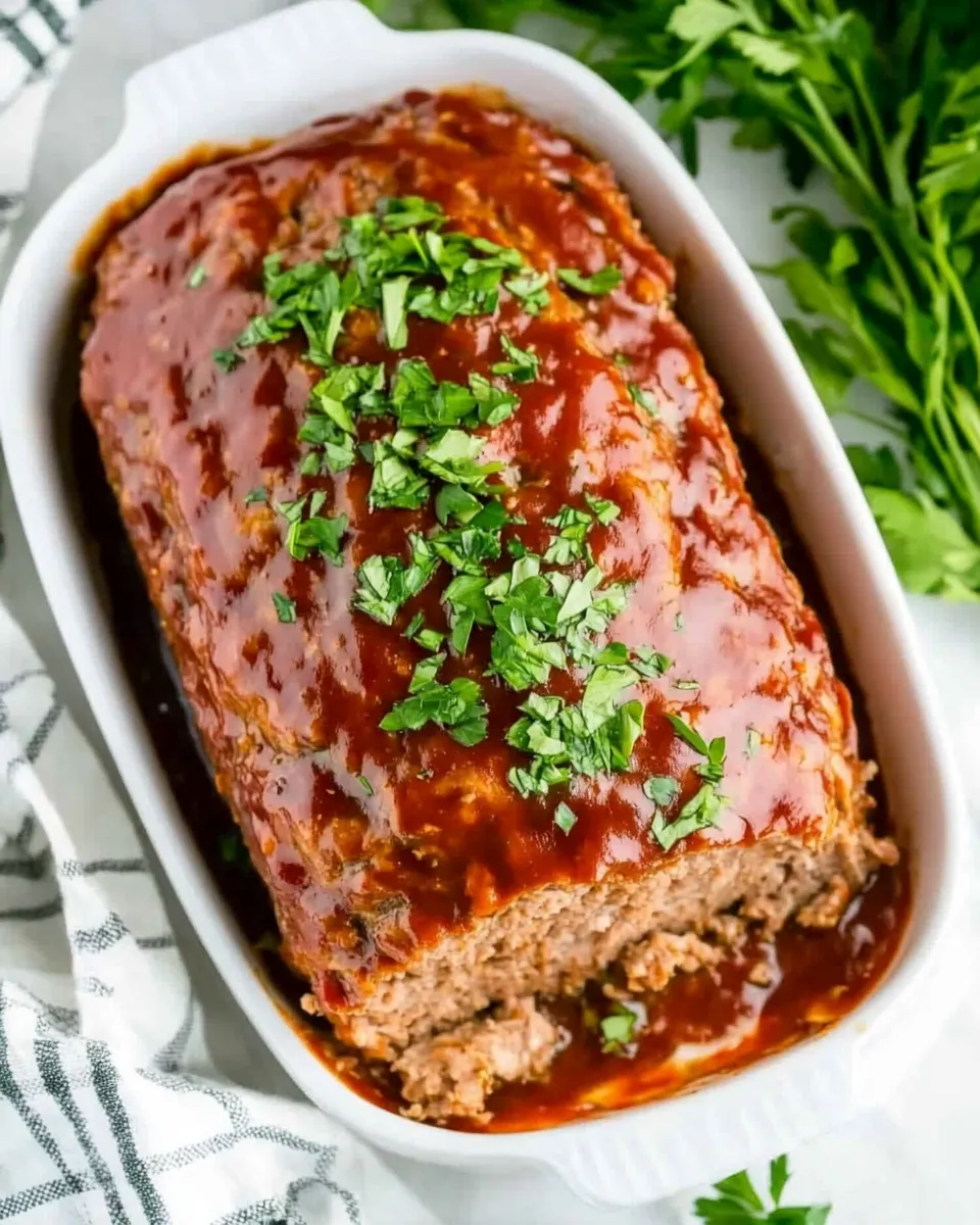 Delicious Keto Meatloaf shot