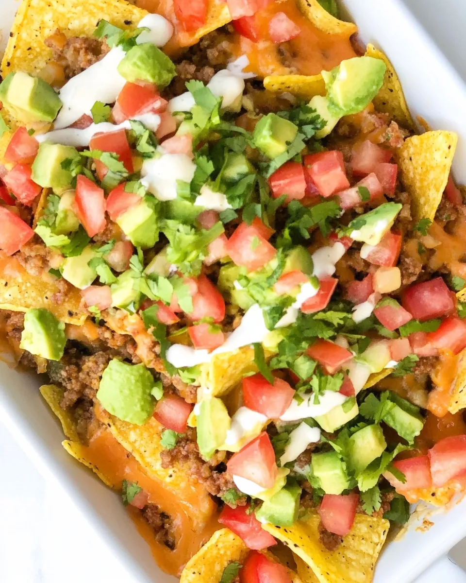 Delicious Keto Nachos shot