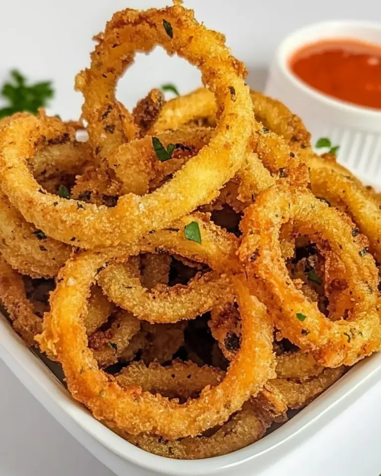 Homemade Keto Onion Rings - Extra Crispy! photo
