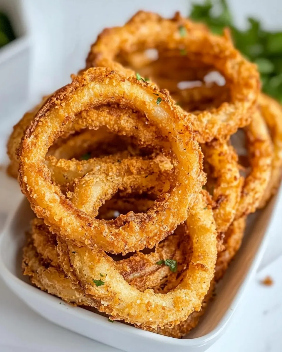 Classic Keto Onion Rings - Extra Crispy! image