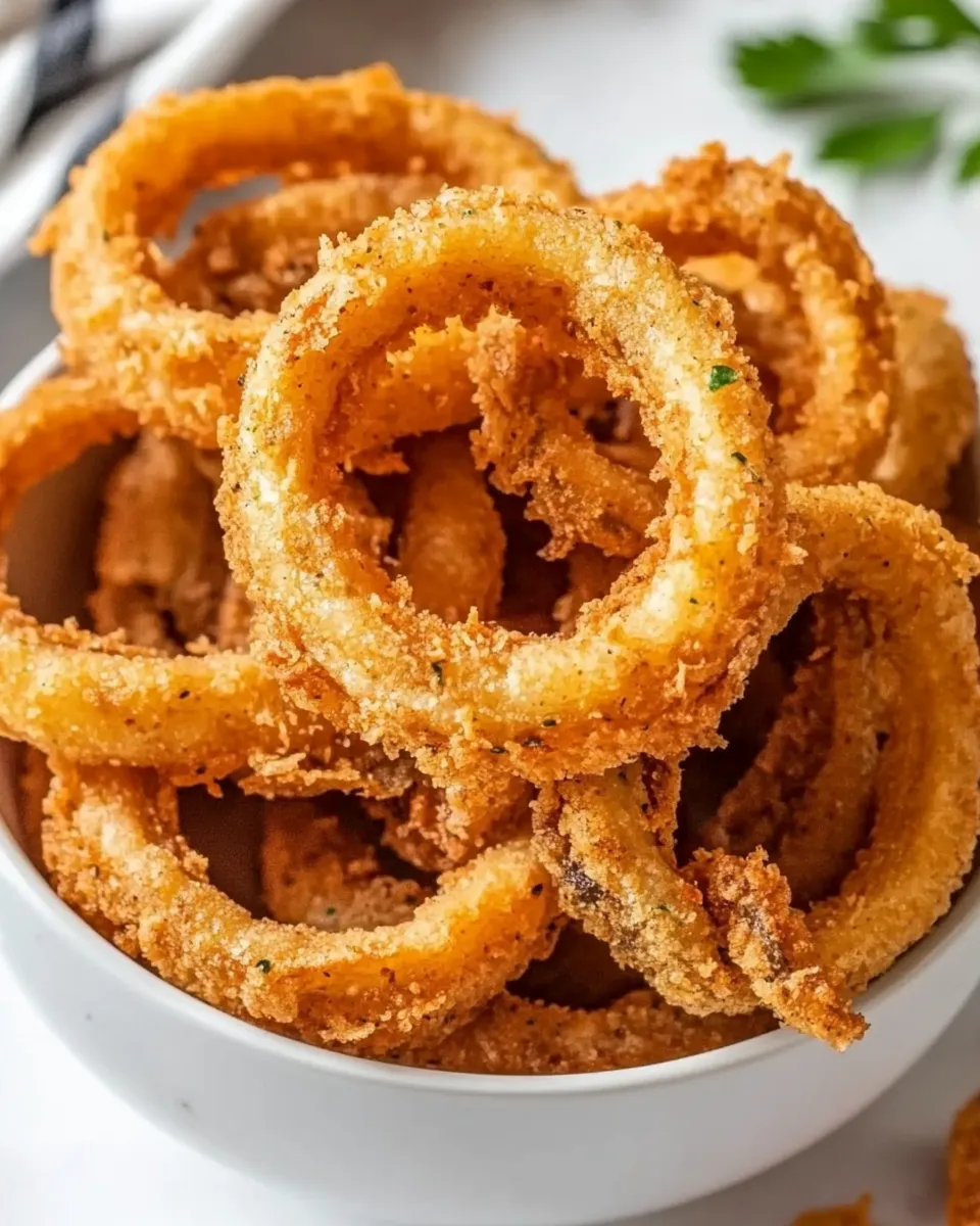 Easy Keto Onion Rings - Extra Crispy! recipe photo