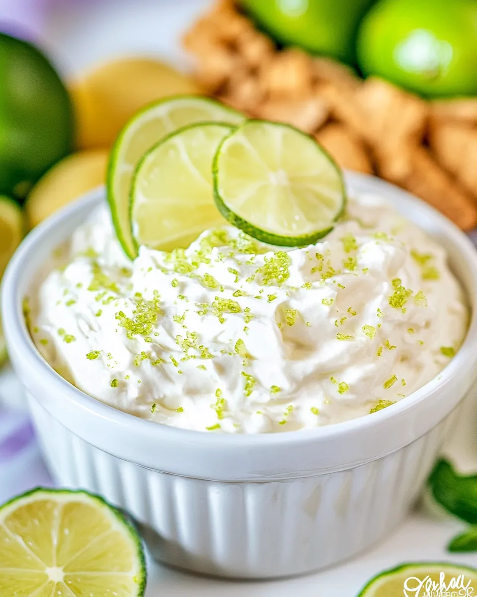 Easy Key Lime Pie Fruit Dip recipe photo