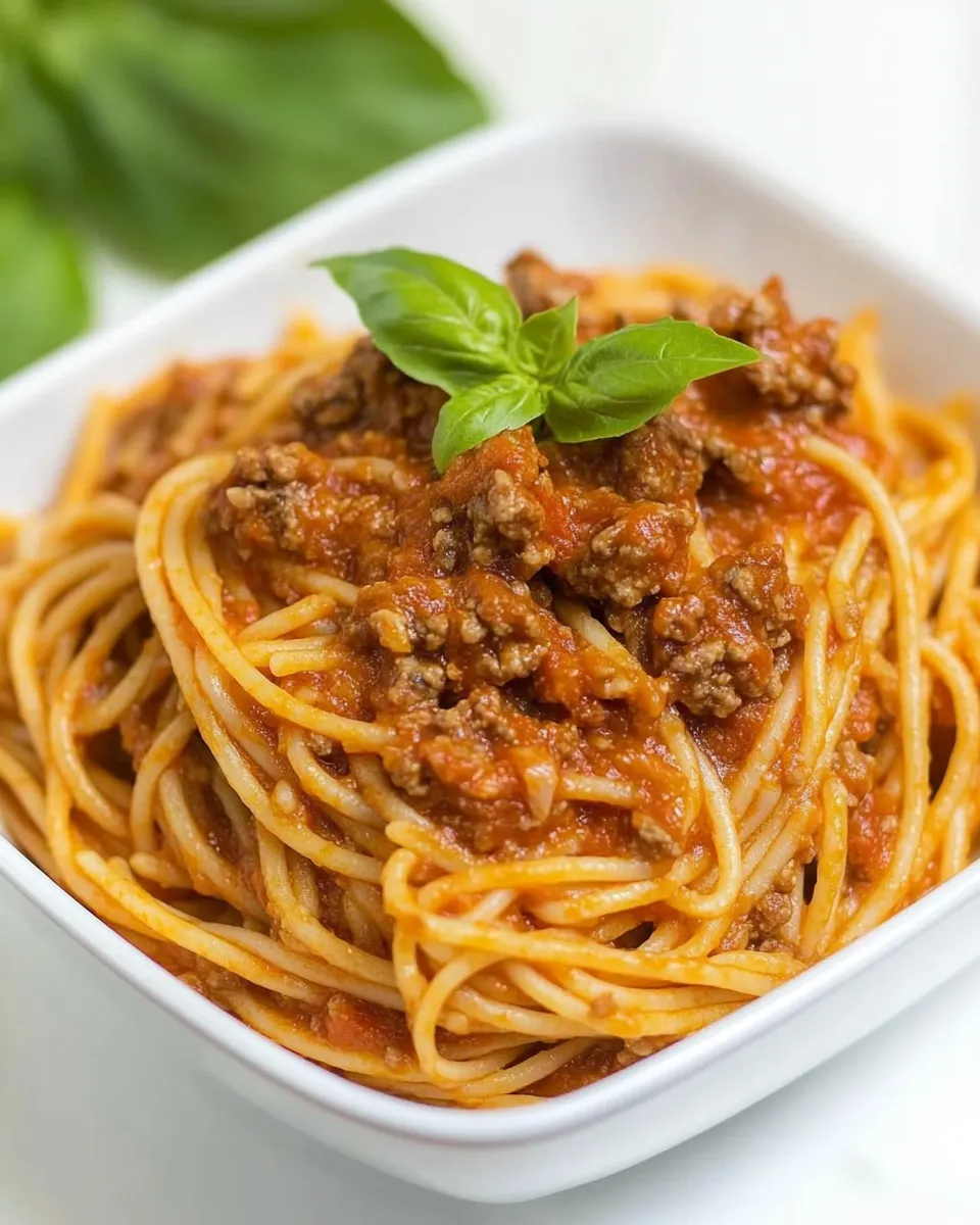 Delicious Kid-Friendly Spaghetti image