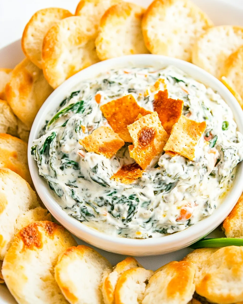 Classic Knorr Spinach Dip Recipe shot