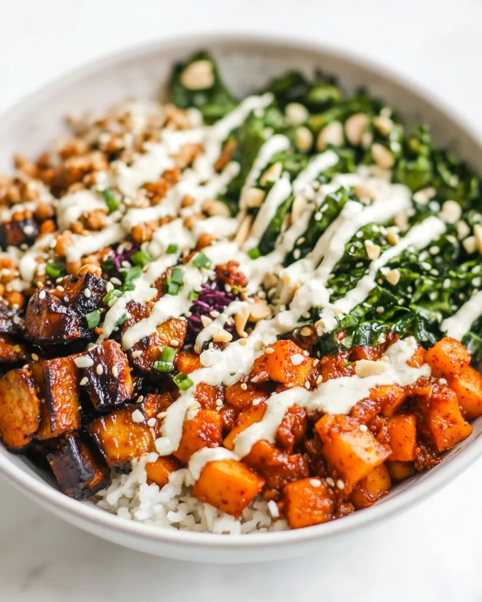 Delicious Korean-Inspired Vegan Buddha Bowl image