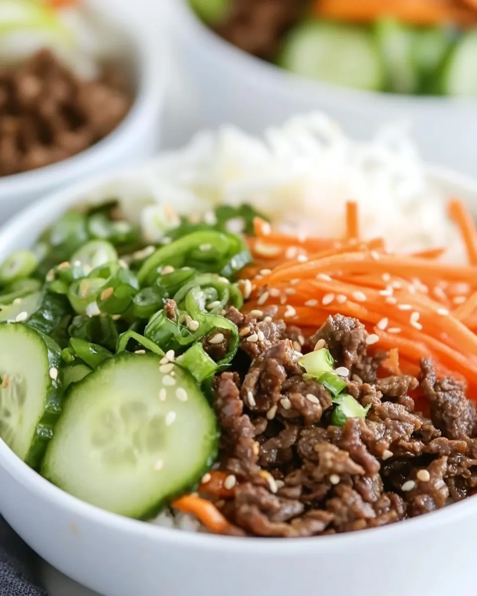 Homemade Korean Beef Bowls photo