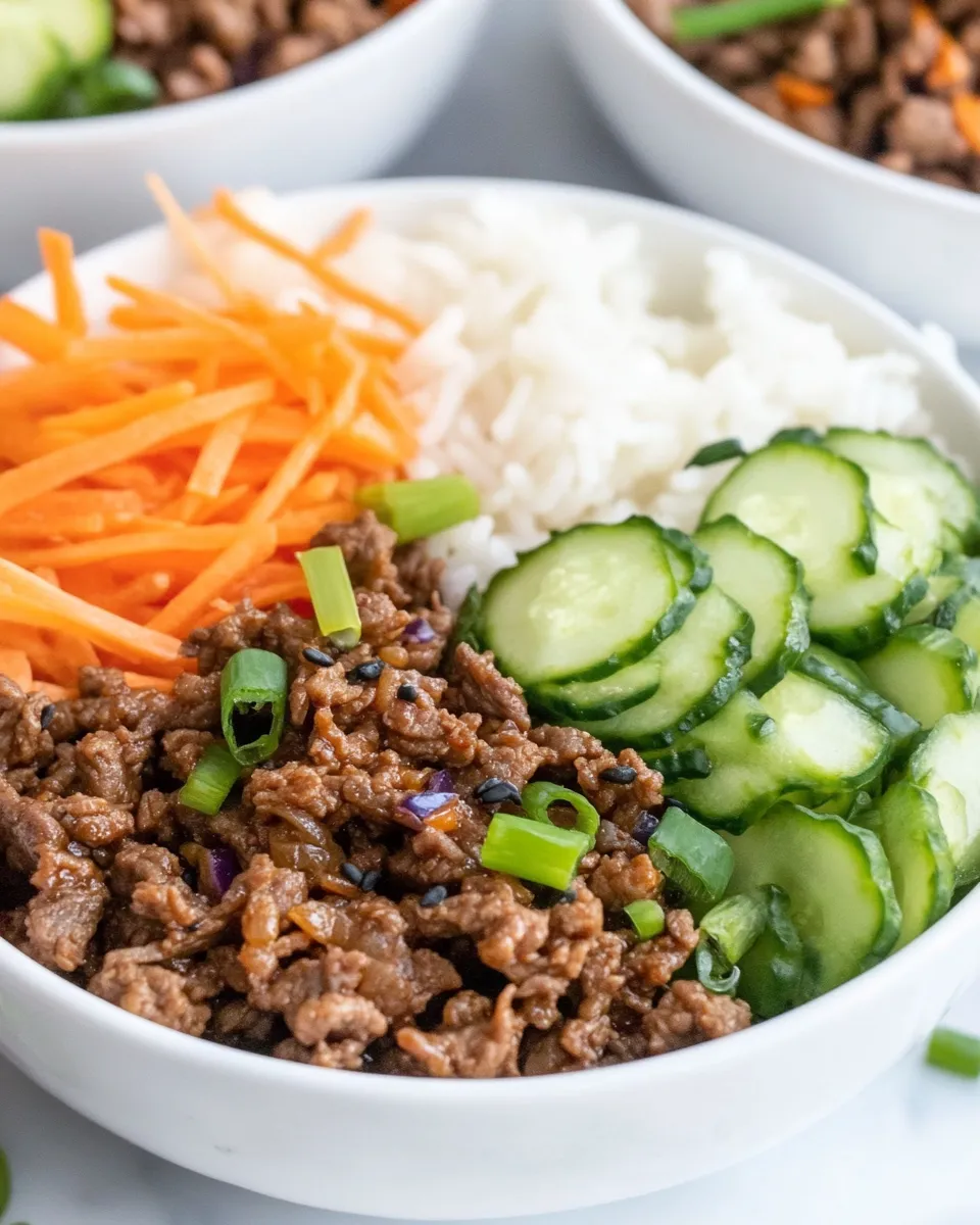 Delicious Korean Beef Bowls image