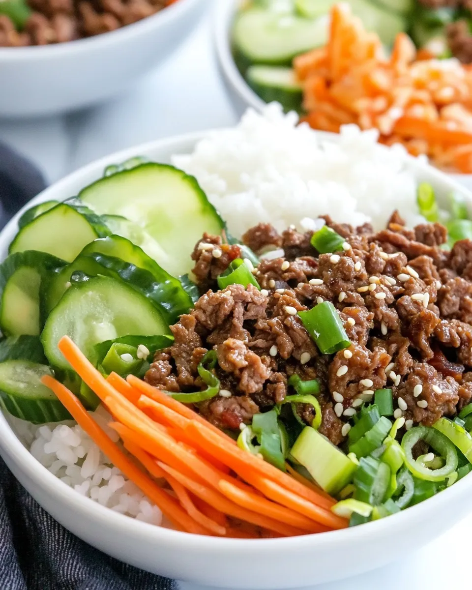 Easy Korean Beef Bowls recipe photo