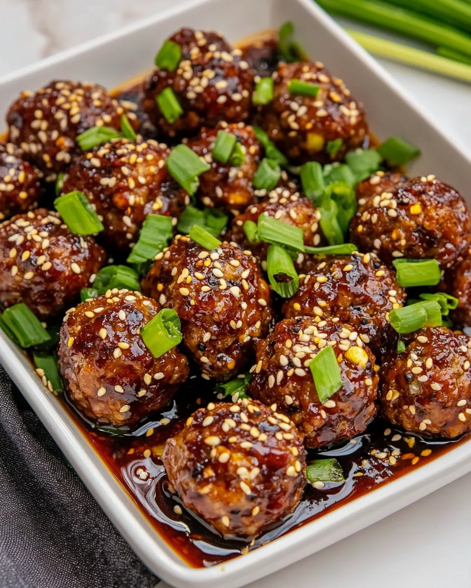 Easy Korean Meatballs recipe photo