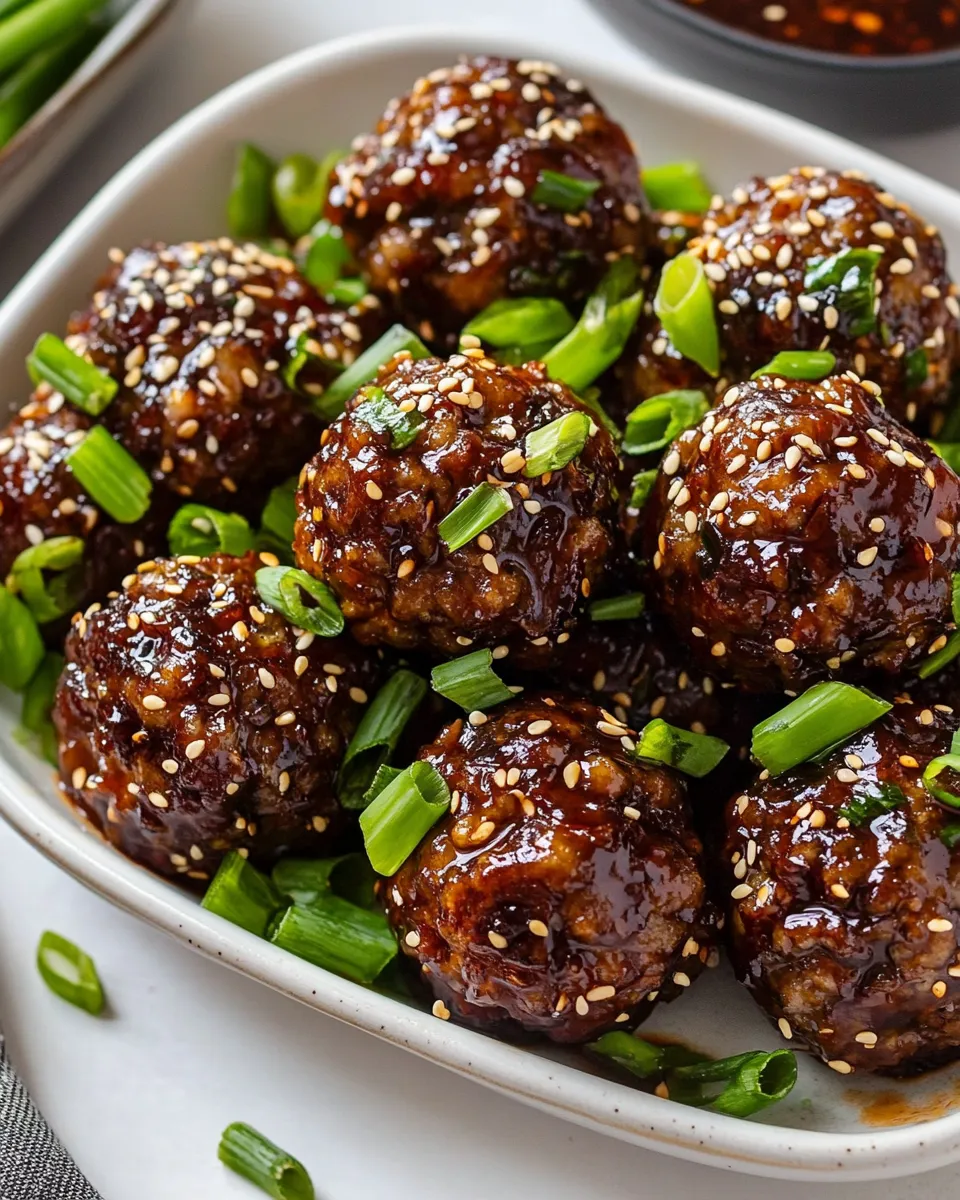 Savory Korean Meatballs dish photo