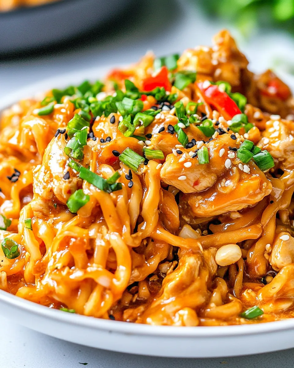 Classic Kung Pao Chicken Noodles image