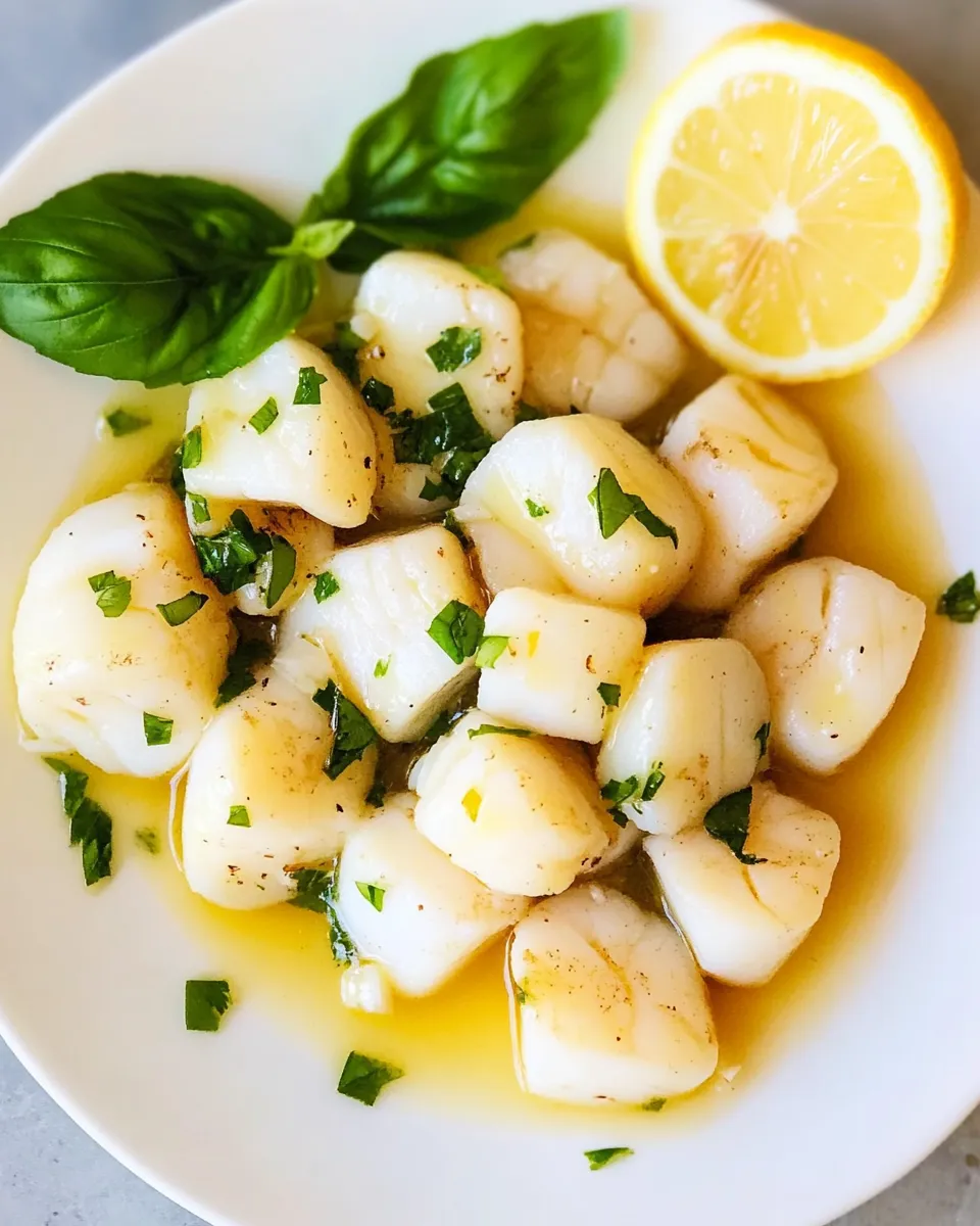 Easy Lemon Butter Sauteed Scallops photo