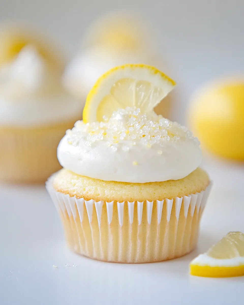 Classic Lemon Buttermilk Cupcakes image
