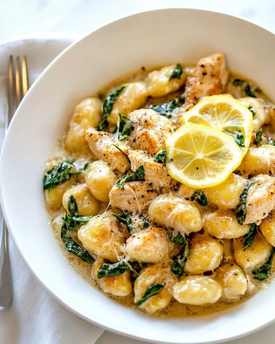 Classic Lemon Chicken Gnocchi image