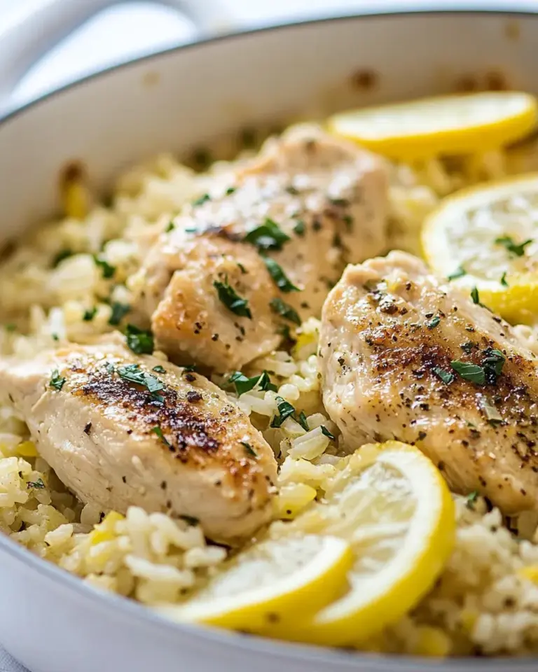 Easy Lemon Chicken Rice Skillet photo