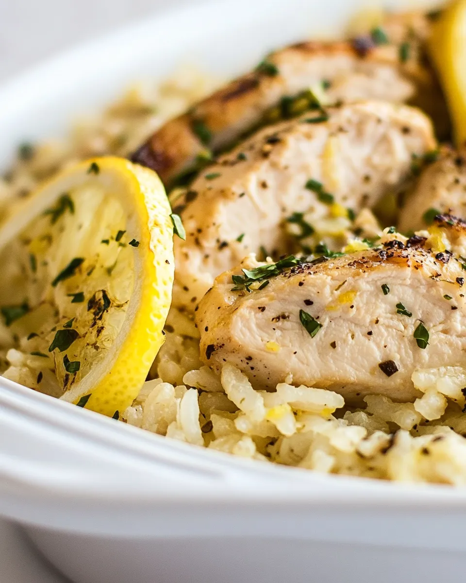 Best Lemon Chicken Rice Skillet recipe photo