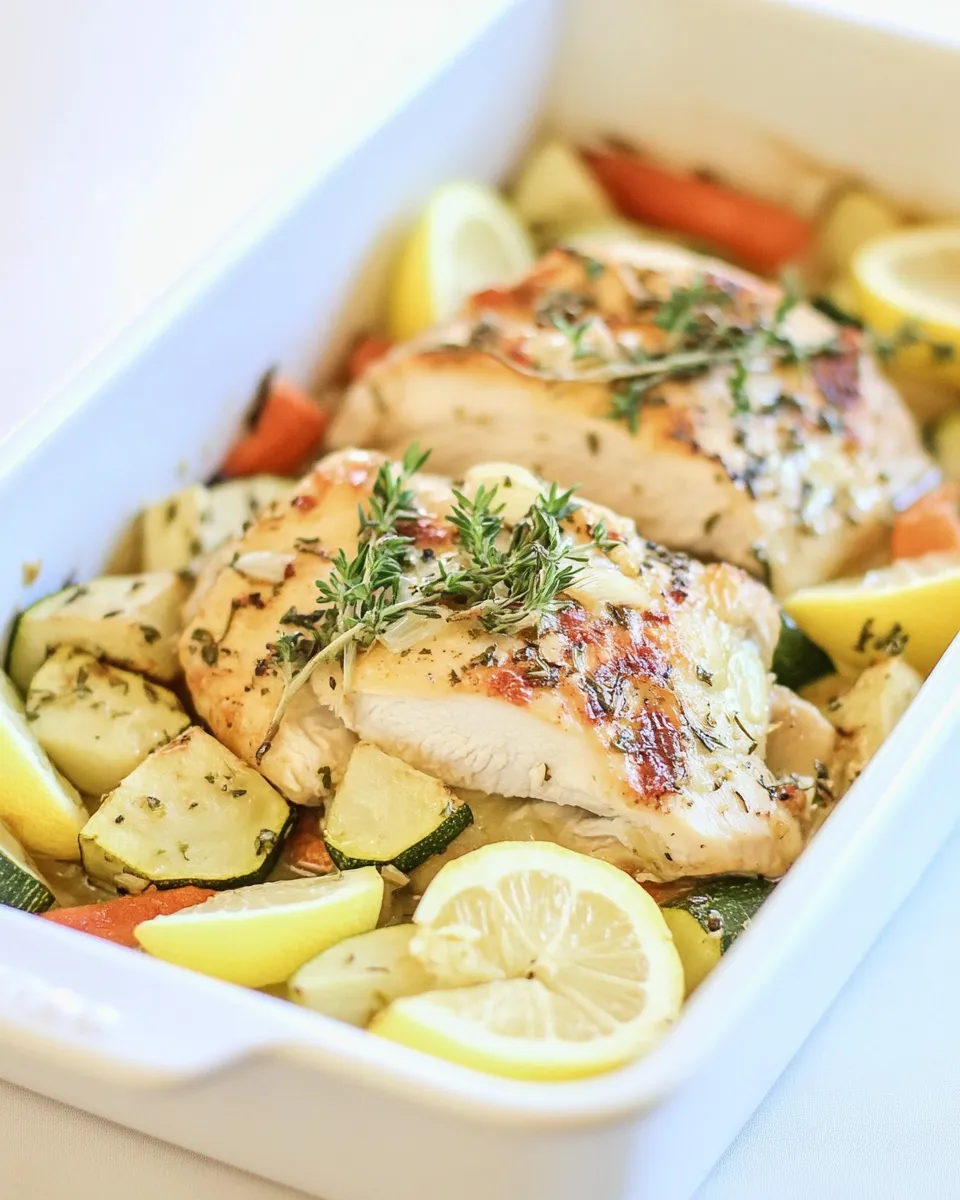 Classic Lemon Chicken with Veggies image