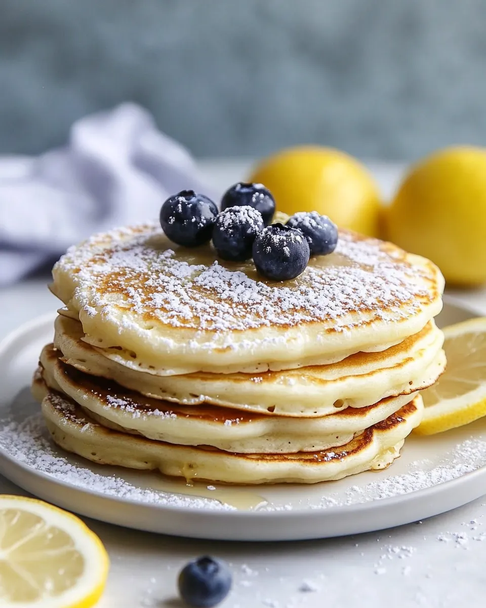 Classic Lemon Pancakes dish photo
