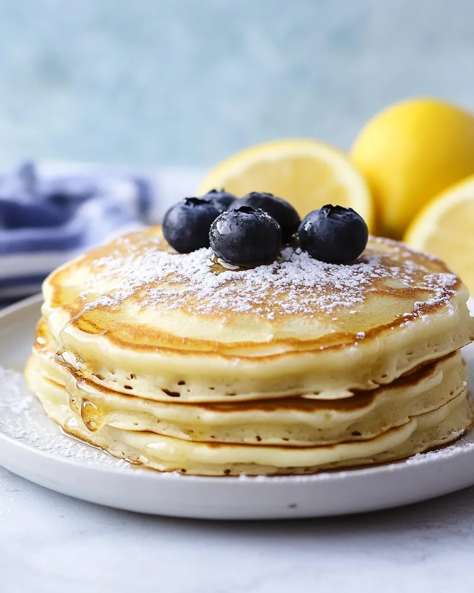 Easy Lemon Pancakes image