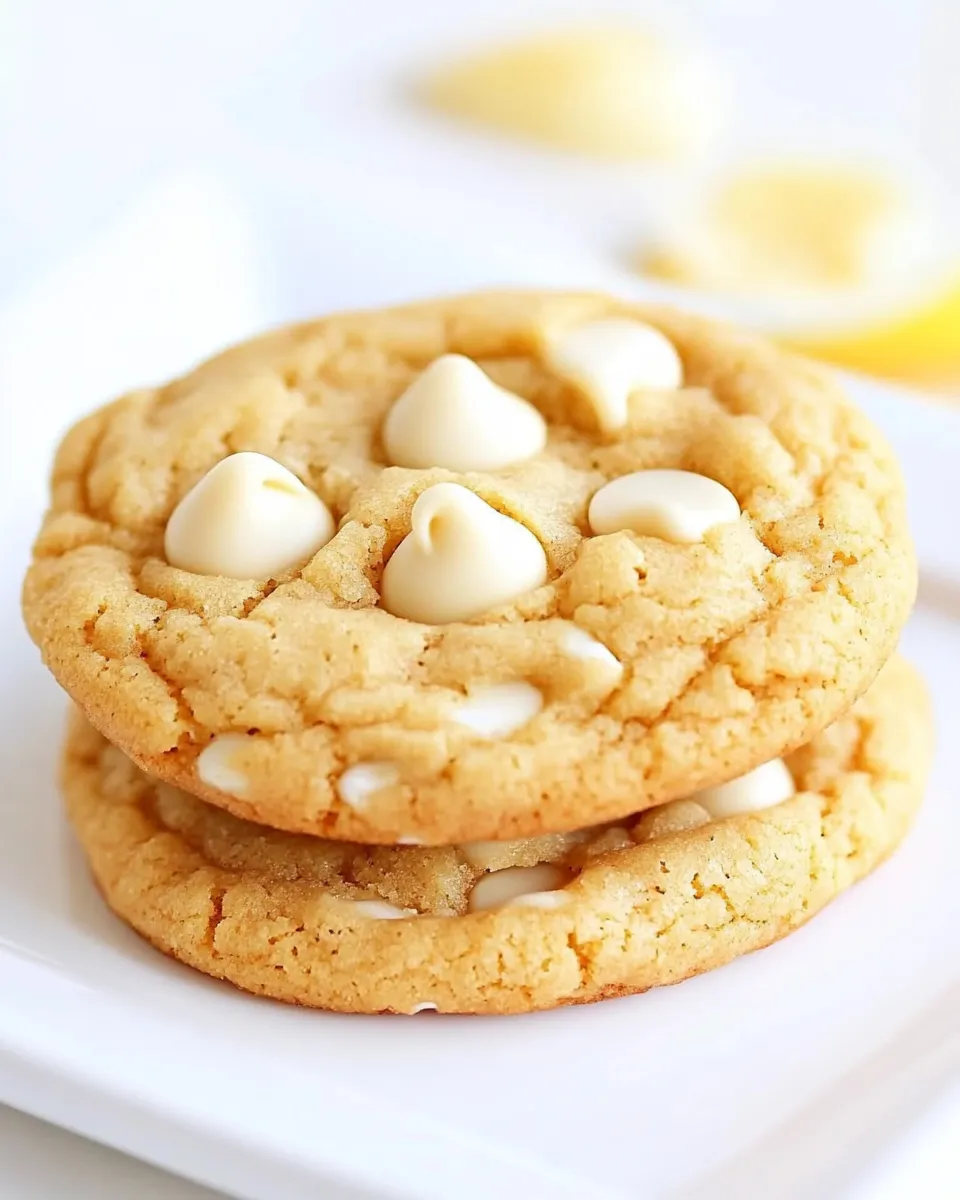 Delicious Lemon White Chocolate Chip Cookies Recipe picture