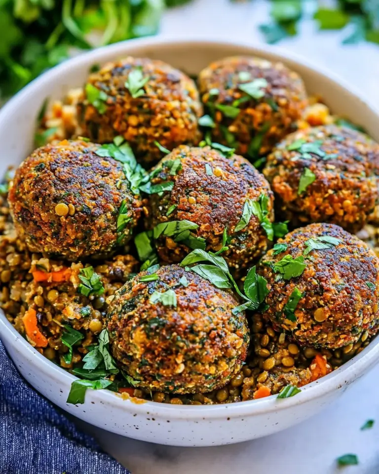 Homemade Lentil Meatballs photo
