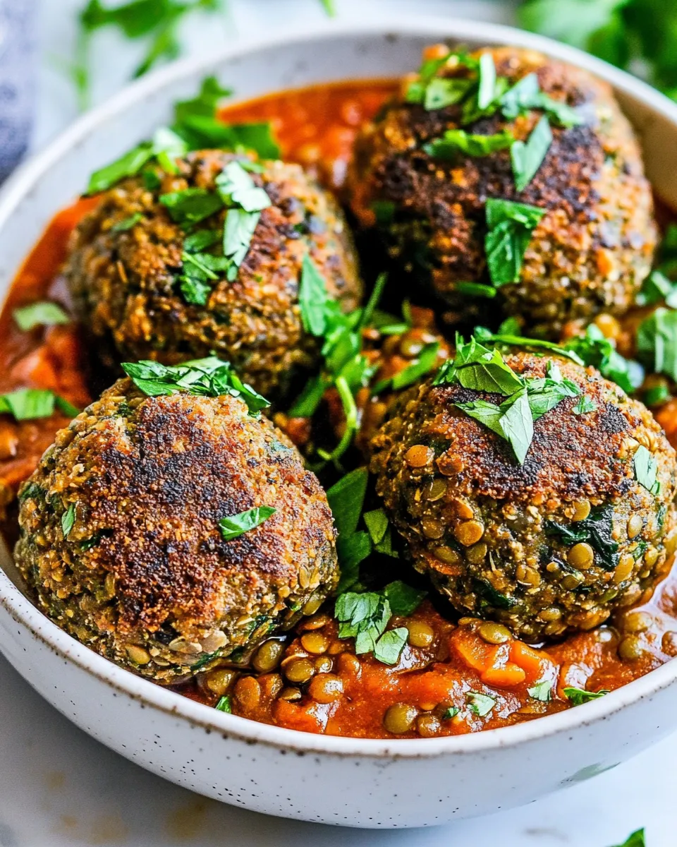Classic Lentil Meatballs image