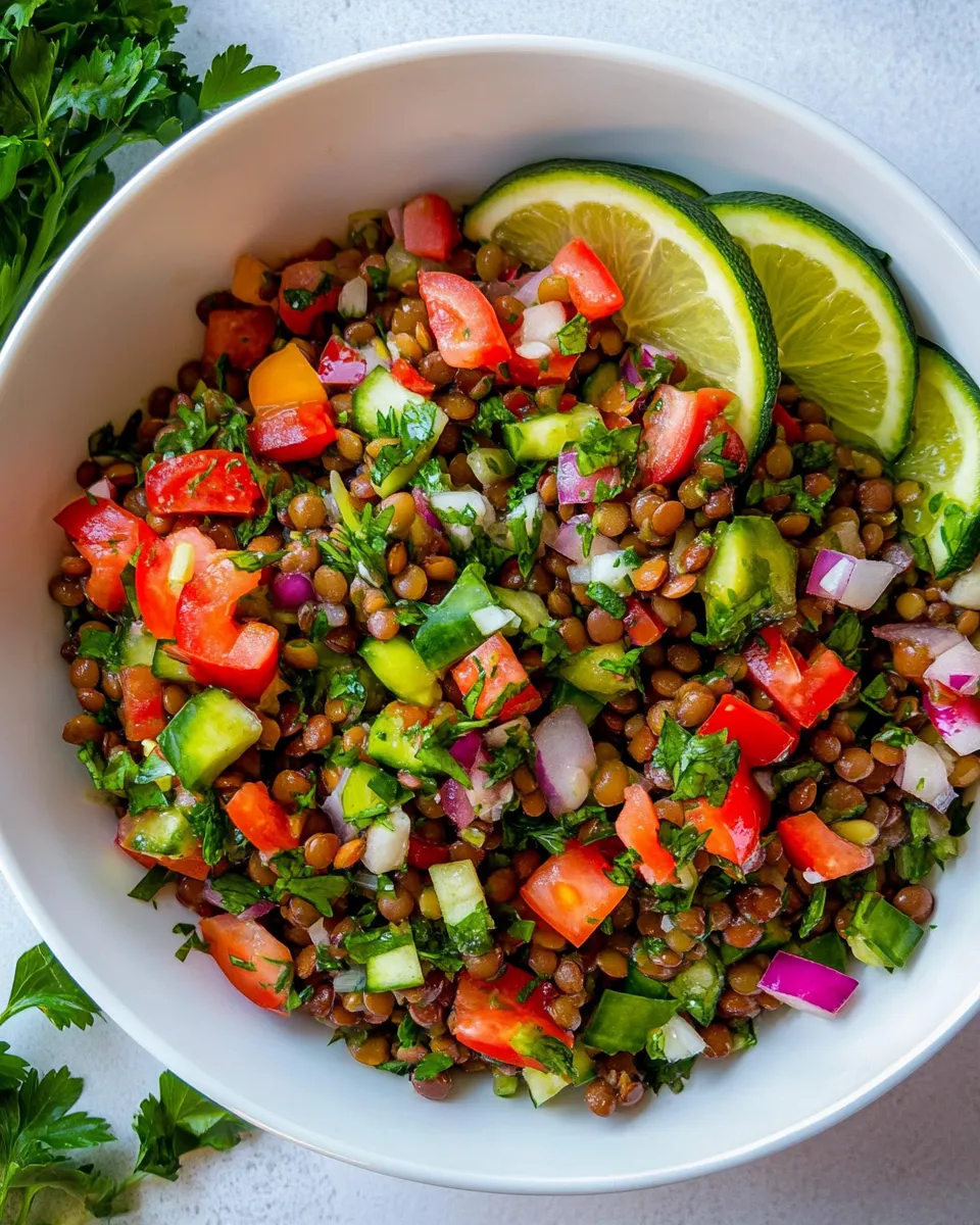 Classic Lentil Tabbouleh image