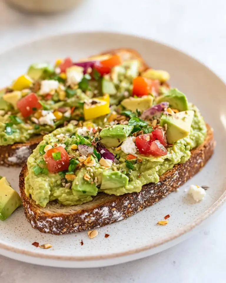 Homemade Life-Changing Hummus Avocado Toast photo