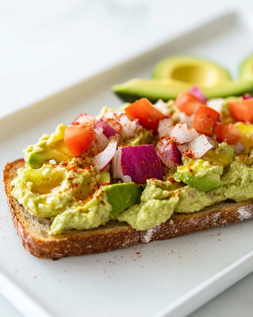 Classic Life-Changing Hummus Avocado Toast image
