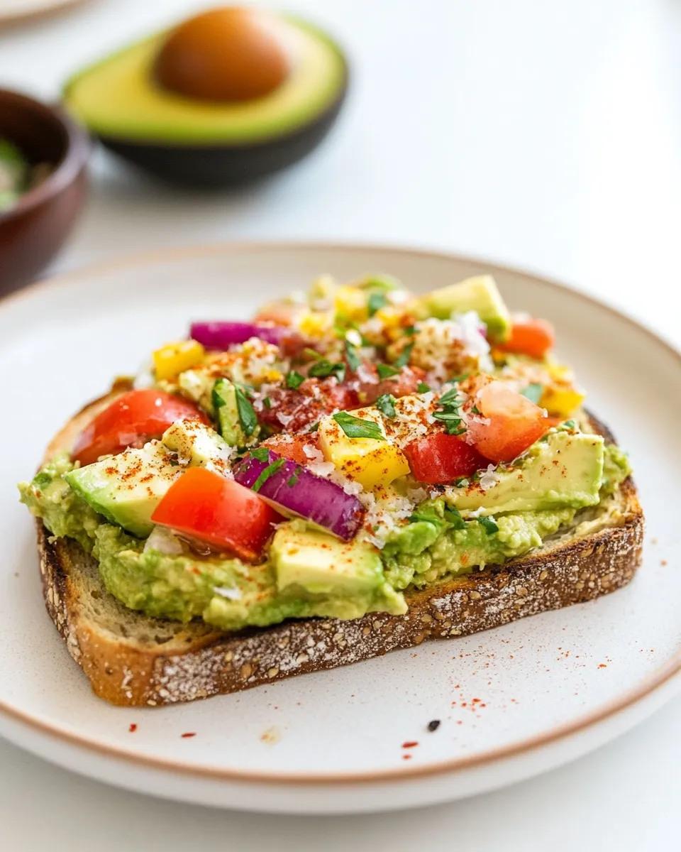 Easy Life-Changing Hummus Avocado Toast recipe photo