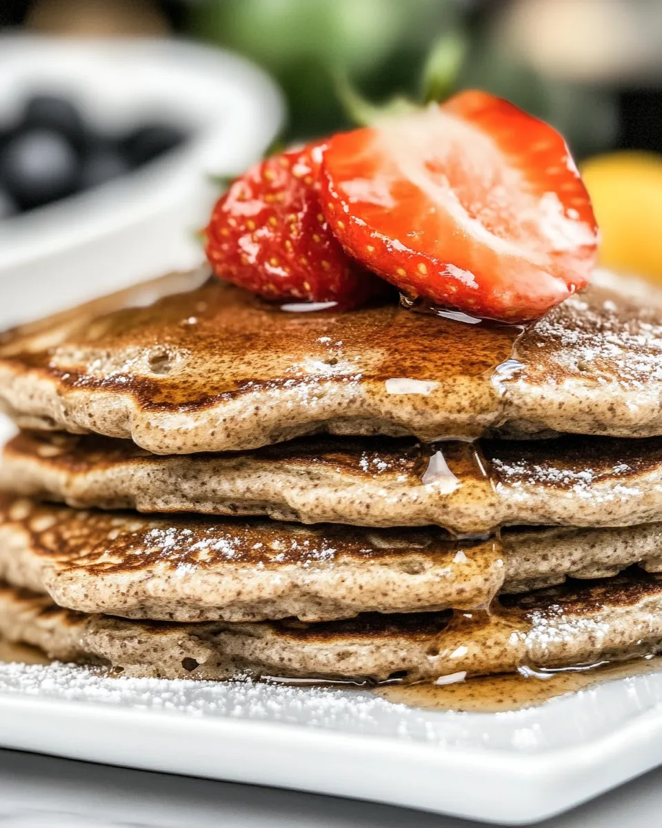 Homemade Light and Fluffy Buckwheat Pancakes photo