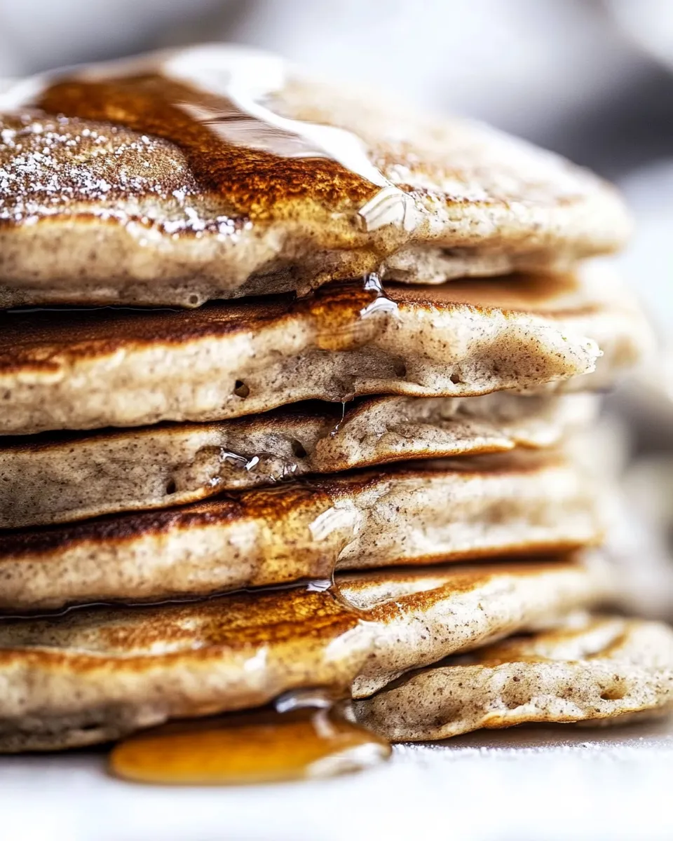 Healthy Light and Fluffy Buckwheat Pancakes shot