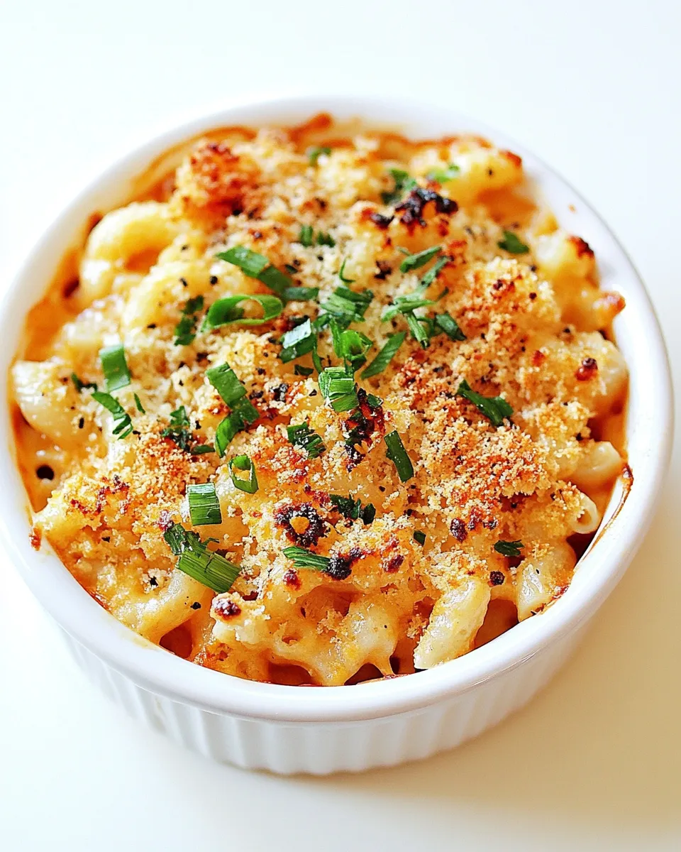 Homemade Lightened-Up Mac and Cheese with Cauliflower photo